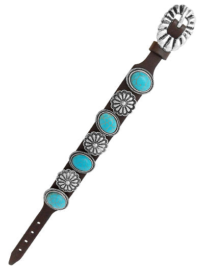 Synthetic Leather Buckle Bracelet